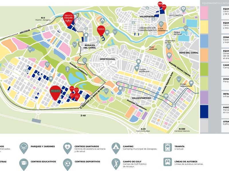 Plano de situación del Edificio Hémera Homes en Arcosur