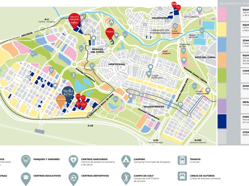 Plano de situación del Edificio Hémera Homes en Arcosur